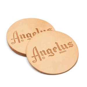 Angelus leather coasters