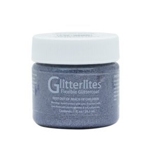 Angelus Glitterlites Paint  -  Gunmetal