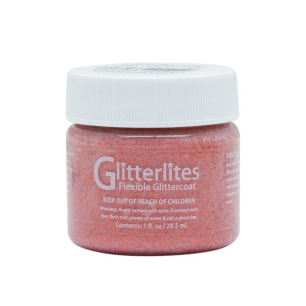 Angelus Glitterlites Paint  -  Orange Orange