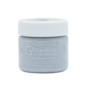 Angelus Glitterlites Paint  -  Silver Spark