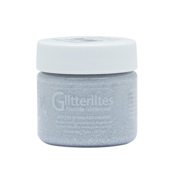 Angelus Glitterlites Paint  -  Silver Spark