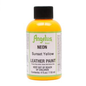 Angelus Neon Paint - Neon Red - 4 oz