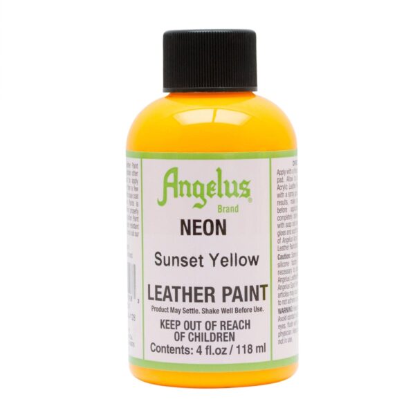 Angelus Neon Paint - Neon Red - 4 oz