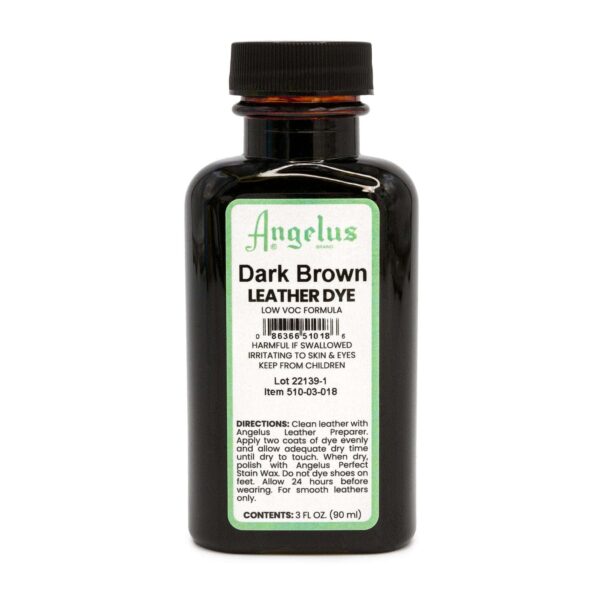 Angelus Low VOC Leather Dye – Dark Brown